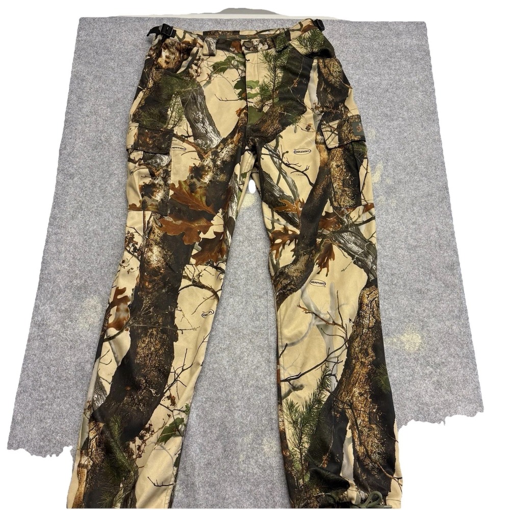 ScentLok Camo Cargo Hunting Pants Mens Large Odor Eliminating Oak